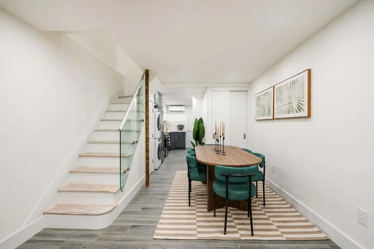 317-1D New 2Br Duplex Wd Private Backyard Apartment New York