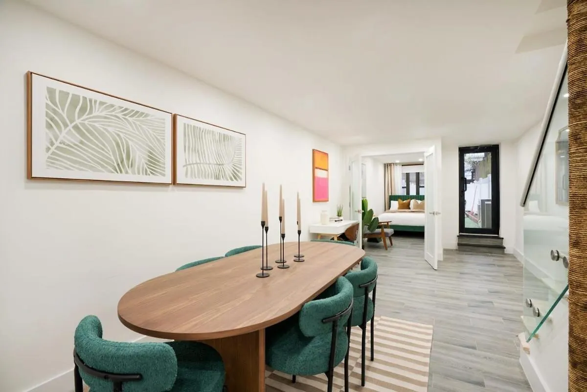 317-1D New 2Br Duplex Wd Private Backyard Apartment New York